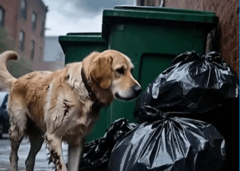M2208004_Poor Stray Dog Found an Abandoned Baby in Garbage Bag Luckily It Met Kind-heart Girl Be Kind To Animals_part2
